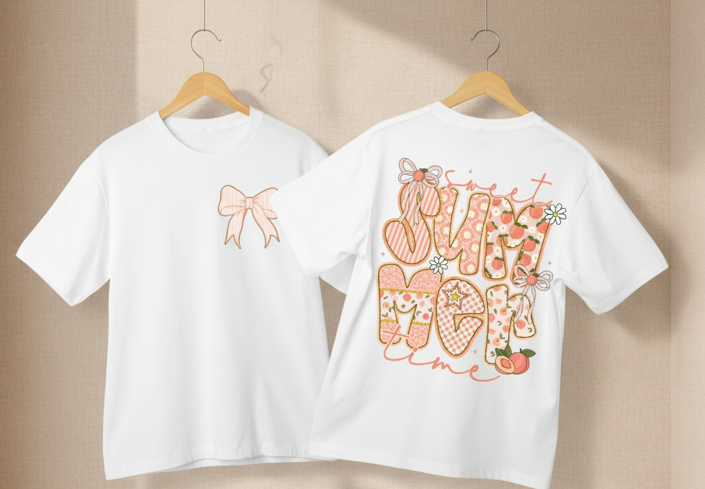 Sweet Summertime Peach Tee🍑