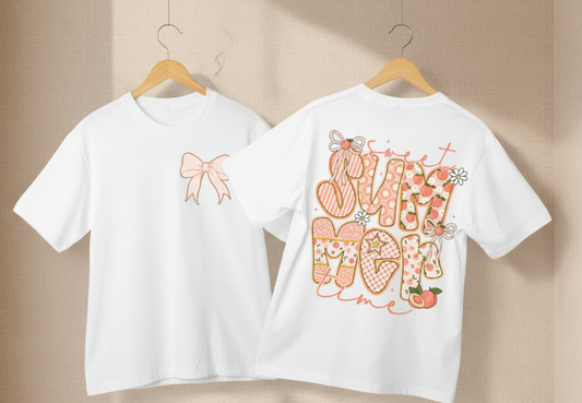 Sweet Summertime Peach Tee🍑